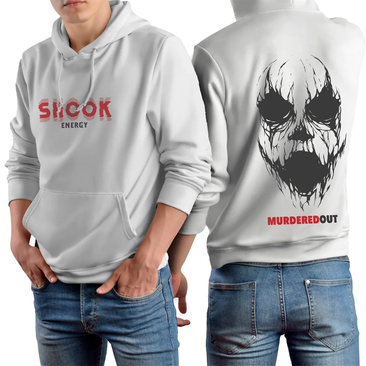 Murdered Out Shook Hoodie