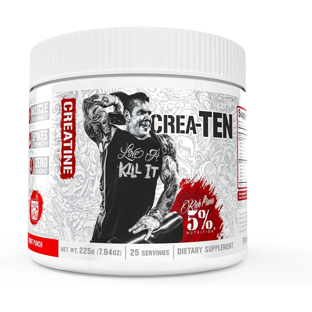Rich Piana 5% Nutrition CREA-TEN Legendary Series