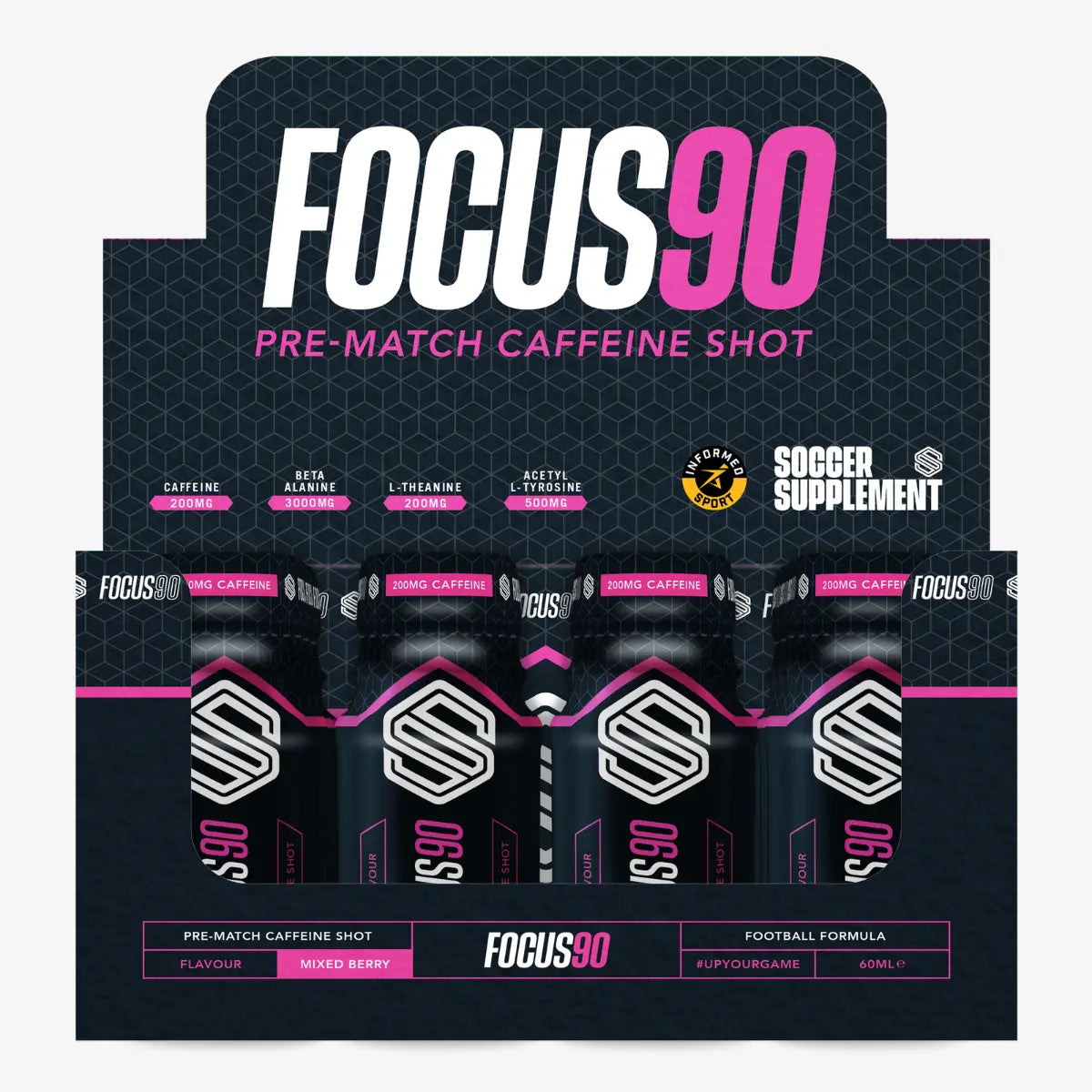 Soccer Supplement Focus Shot Caffeinated Drink