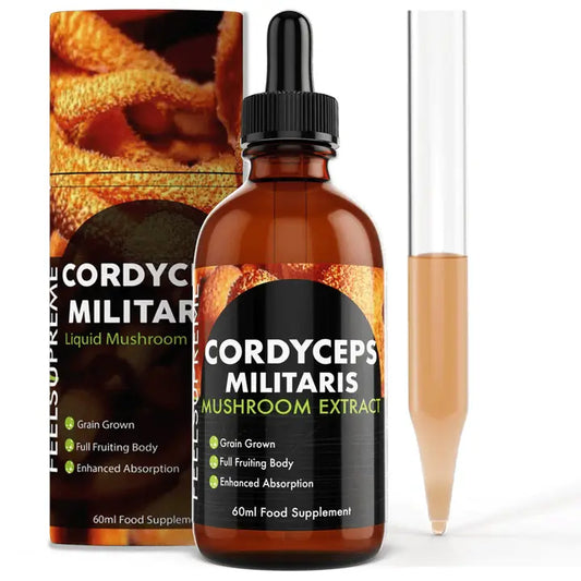 Feel Supreme Cordyceps Militaris Liquid | High Strength Tincture for Stamina