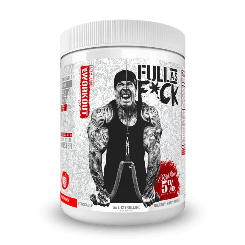 Rich Piana 5% Nutrition FULL AS F*CK Legendary Series
