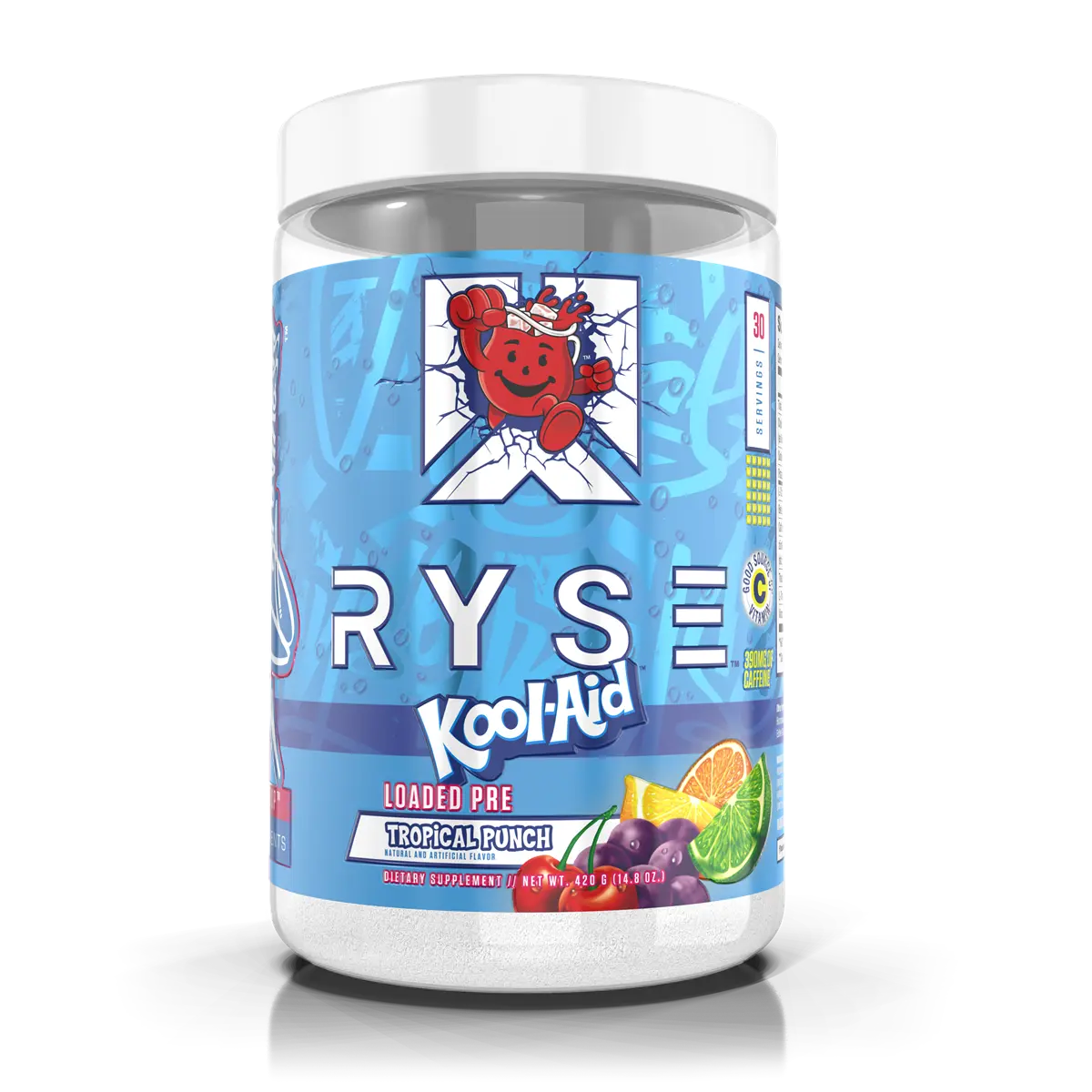 RYSE Loaded Pre-Workout Kool-Aid Tropical Punch