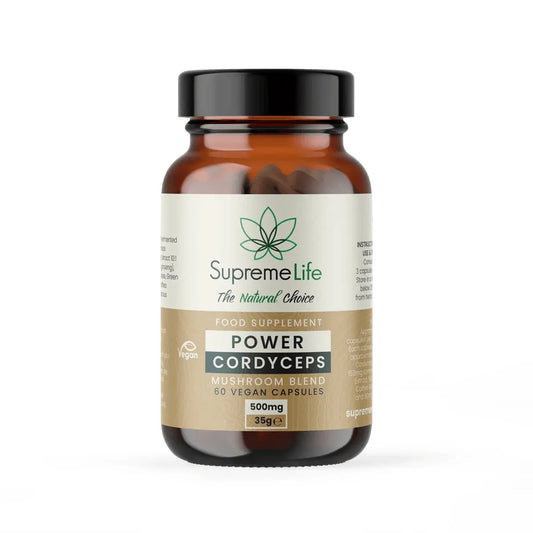 Supreme CBD Cordyceps Vegan Capsules - Power (500mg)