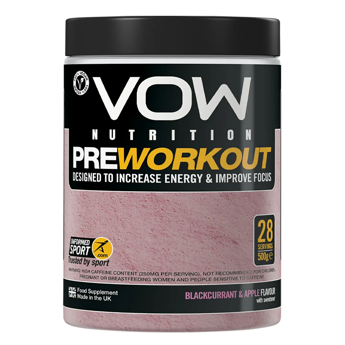 VOW Nutrition Pre Workout